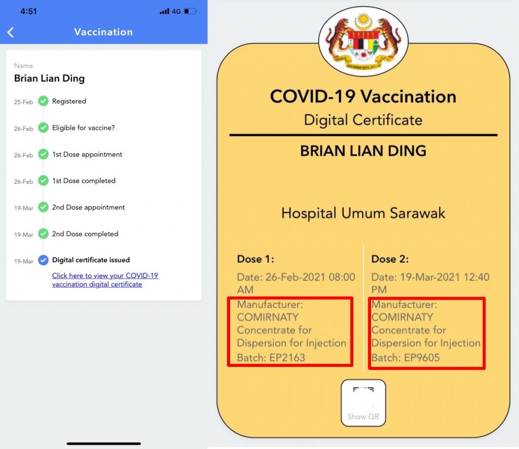 sijil vaksinasi covid-19